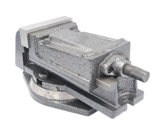 Тиски TORNERI станочные с закрытым винтом поворотные L губок 100 мм 041909 – изображение 6