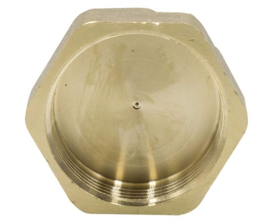 Заглушка LEXLINE 1 1/4 вн, латунь, с контрольным отверстием, 32 551742 – изображение 8