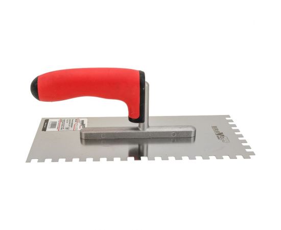 Гребёнка из нержавеющей стали с ручкой COMENSAL BRAVO SOFT 130х270 8х8 904-00 