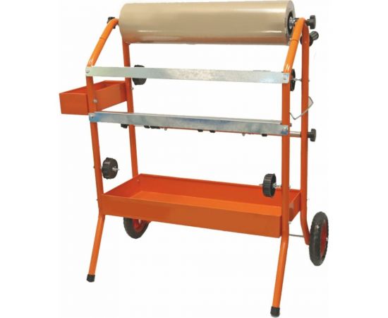 Стойка для двух рулонов маскировочной бумаги Русский Мастер до 60 см, с автонаклейкой малярной ленты РМ-99528 