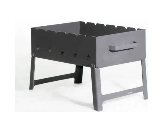 Мангал Петромаш сталь 3 мм, 40x28x31 см, откидные ножки 60708 