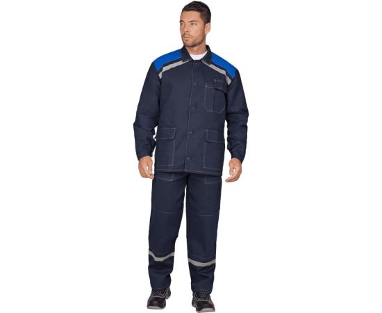 Костюм ГК Спецобъединение МОНТАЖ темно-синий/василек, р.104-108, рост 170-176 Кос 449/104/170 