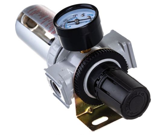 Фильтр-влагоотделитель с манометром и регулятором давления AFR-80 1/4" REMIX RM-AFR-80-14 