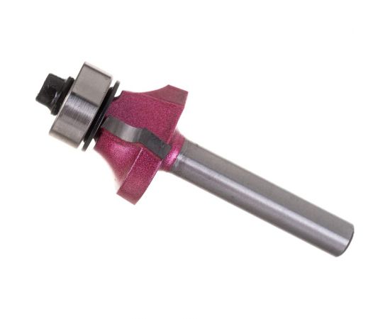 Фреза радиусная кромочная (нижний подшипник) Z=2, R=4.76 мм, 22.22x9.5x56 мм, S=6 мм PROCUT 301625P 