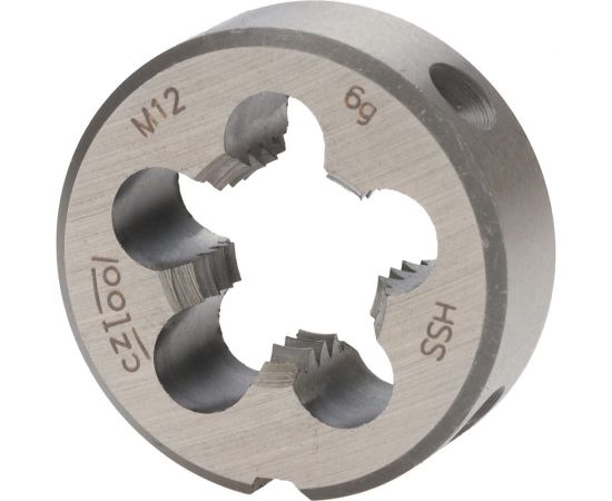 Плашка Bucovice Tools М12 шаг 1.75мм HSS 25x9мм 260120 