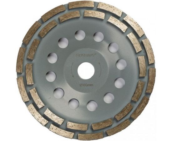 Чашка алмазная шлифовальная двухрядная Premium (180х5х22.2 мм) OXCRAFT PO000134218 