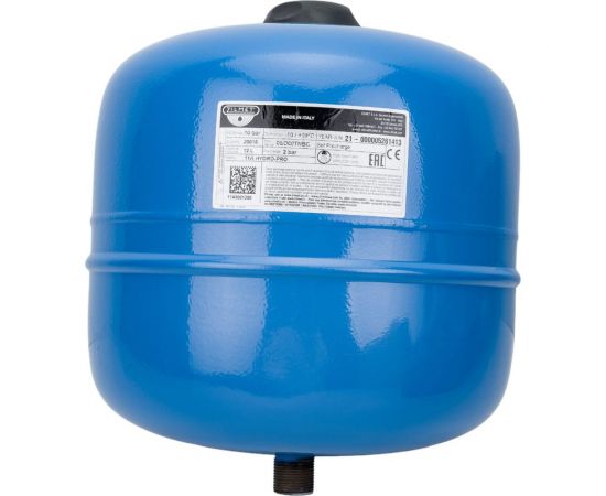 Расширительный бак HYDRO-PRO 12 л, 10 Бар, 3/4""G, синий ZILMET 11A0001200 