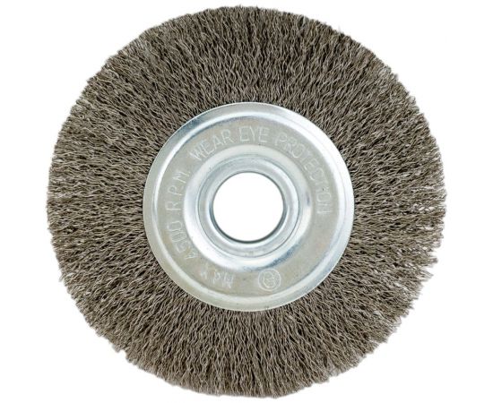 Щетка дисковая гофрированная 499 (125х22.2 мм, нержавеющая сталь) для УШМ Профоснастка 20804014 