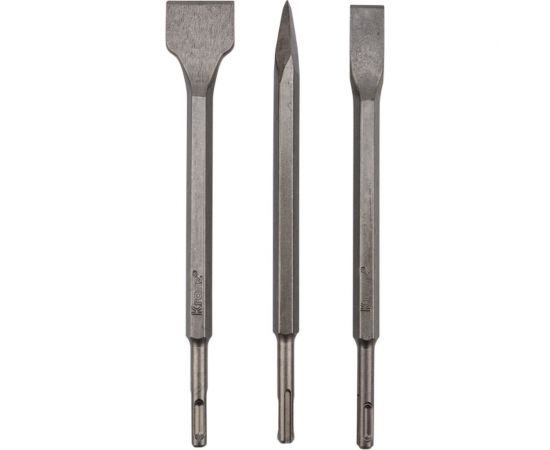 Набор зубил для перфоратора SDS Plus 3 шт KRANZ KR-91-0430 