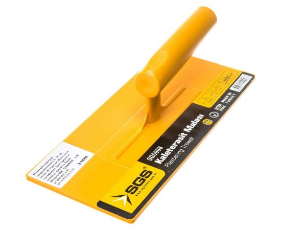 Профессиональная кельма для штукатурки SGS 998 275x125 мм, жёлтая 998SGS 