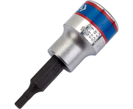 Торцевая насадка (бита) 3/8"", HEX, 3мм, 50мм KING TONY 302503 – изображение 2