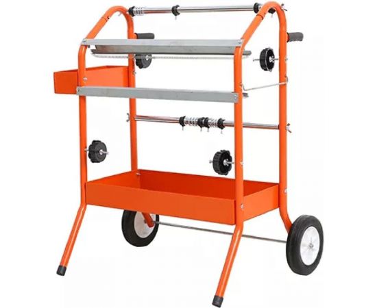 Стойка для двух рулонов маскировочной бумаги Русский Мастер до 60 см, с автонаклейкой малярной ленты РМ-99528 – изображение 2