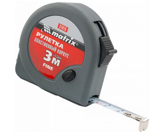 Рулетка 3 м х 16 мм Fine MATRIX 31016 – изображение 2