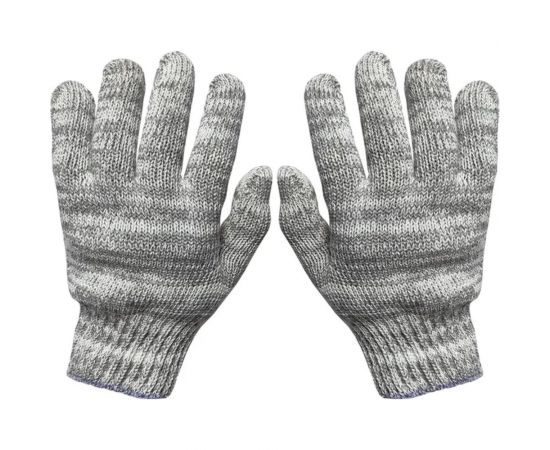 Хлопковые рабочие перчатки SOLARIS 7 нитей, 7.5 класс вязки, комплект из 5 пар S6506 – изображение 2