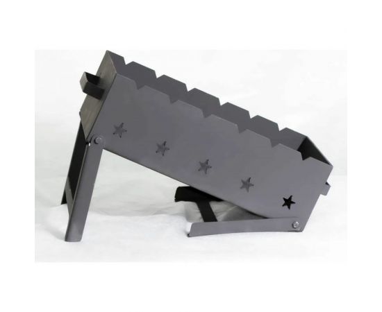 Мангал Петромаш сталь 3 мм, 40x28x31 см, откидные ножки 60708 – изображение 3