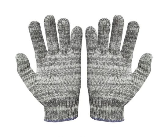 Хлопковые рабочие перчатки SOLARIS 7 нитей, 7.5 класс вязки, комплект из 5 пар S6506 – изображение 4