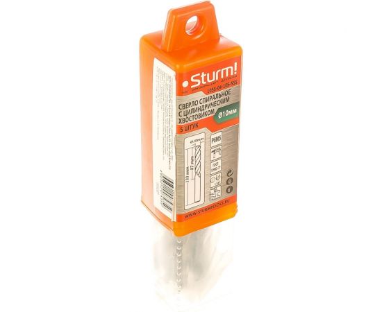 Сверло по металлу (5 шт; 10х87х133 мм) Sturm 1055-04-10S-SS5 – изображение 5