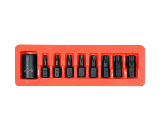 Набор ударных бит TORX 9 предметов, 1/2"" YATO YT-10664 