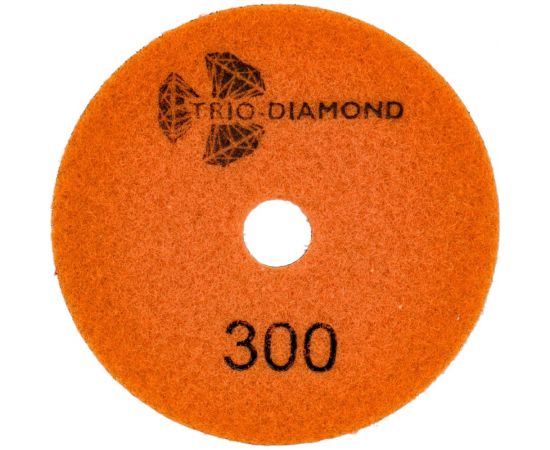 Алмазный гибкий шлифовальный круг Черепашка 100 № 300 сухая шлифовка TRIO-DIAMOND 360300 