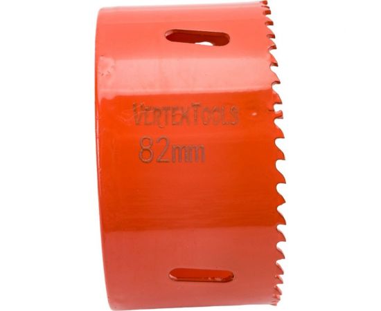 Коронка биметаллическая по металлу 82 мм vertextools 2525-82 