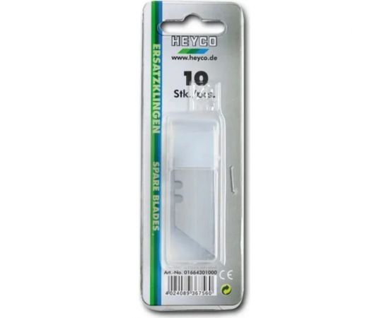 Запасные лезвия SB 1664-10-3 10 шт, ширина 18 мм для ножа 1664-4 HEYCO HE-01664301000 