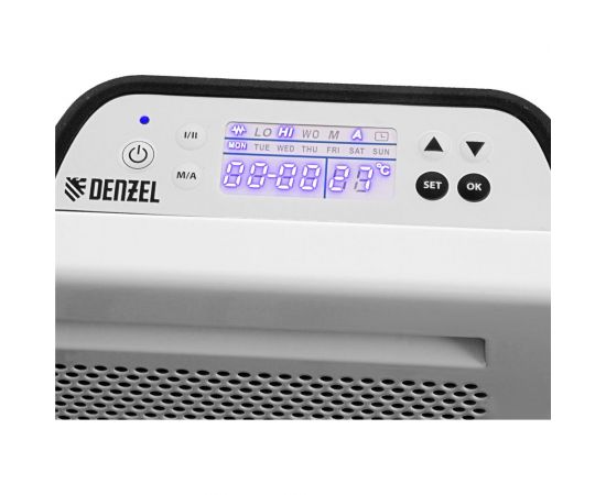 Гибридный электрический конвектор Denzel hybridx-1000, ик нагреватель, цифровой термостат 98118 – изображение 13