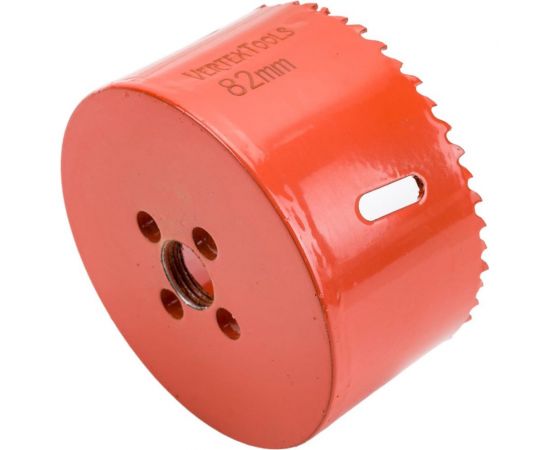 Коронка биметаллическая по металлу 82 мм vertextools 2525-82 – изображение 2