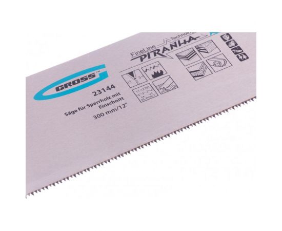 Пила для фанеры с запилом GROSS PIRANHA 300 мм 23144 – изображение 2