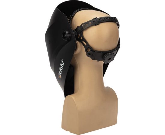 Маска сварщика с черным минеральным стеклом DIN 9 KRANZ KR-16-0798 – изображение 2