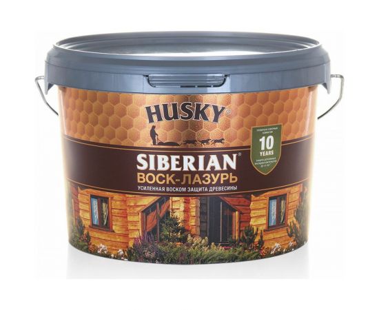 Воск-Лазурь HUSKY SIBERIAN белый 2,5 л 29995 – изображение 2