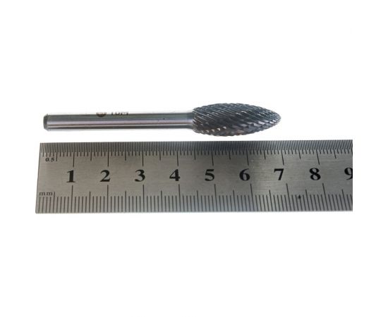 Борфреза пламевидная (10х25х6х70 мм; ВК8; H10; 25X06) ИНСТУЛС 00001337687 – изображение 2