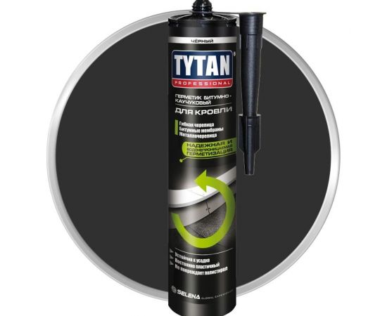 Герметик Tytan PROFESSIONAL битумно-каучуковый, для кровли, черный, 310 мл 17584 – изображение 2