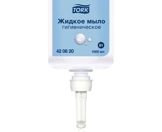 Жидкое мыло для рук TORK Advanced гигиеническое, 1 л., S1 арт.420820 25528 – изображение 2