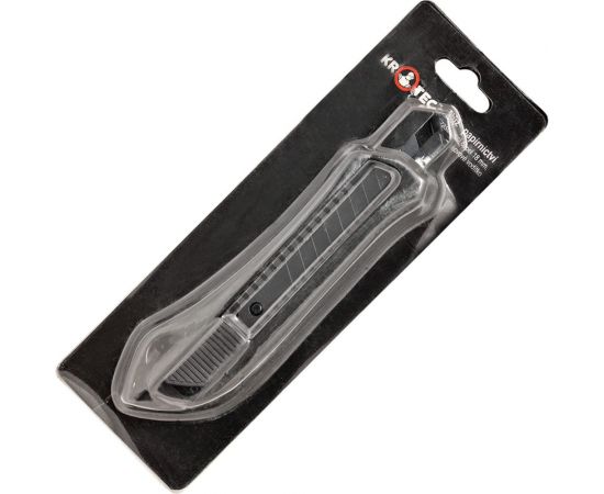 Нож KROTEC выдвижное лезвие 18 мм, металлическая направляющая 5709002 – изображение 3