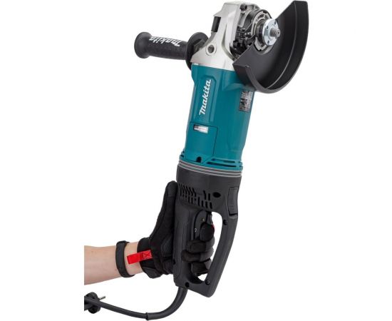 Угловая шлифовальная машина Makita 180 мм , 2800 Вт, 8500 об., AFT, D-обр.поворот. рукоятка, плавн. пуск,антивибр, поддержка об., расцепляющая муфта, тормоз дв., 6.2 кг GA7071X1 – изображение 5