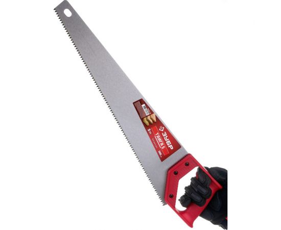 Ножовка для быстрого реза Зубр ТАЙГА-5 500 мм, 5 TPI, рез поперек волокон 15083-50 – изображение 5