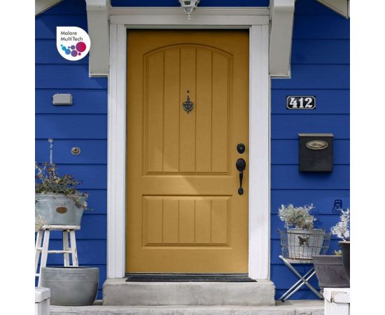 Краска MALARE для металлических заборов, глянцевый, синий, 10 кг 2013933574003 – изображение 6