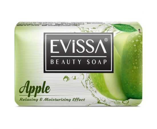 Туалетное мыло EVISSА в картонной упаковке, 100 гр., яблоко М4292 