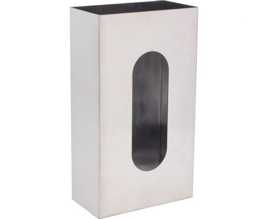 Диспенсер для перчаток ООО ЦЕНТР ПИЩЕВОГО ОБОРУДОВАНИЯ 75x132x240 мм, нерж. сталь aisi-430, толщина 1 мм D-007 