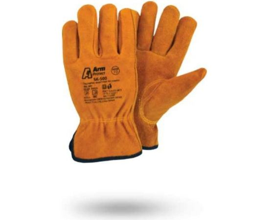 Спилковые перчатки Armprotect драйвер, кевларовая нить, р11 SK500 4631161388711 