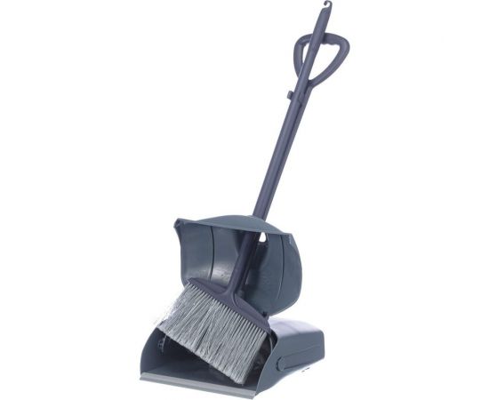 Совок-ловушка NV пластиковый, с щеткой, с крышкой NV-203B 