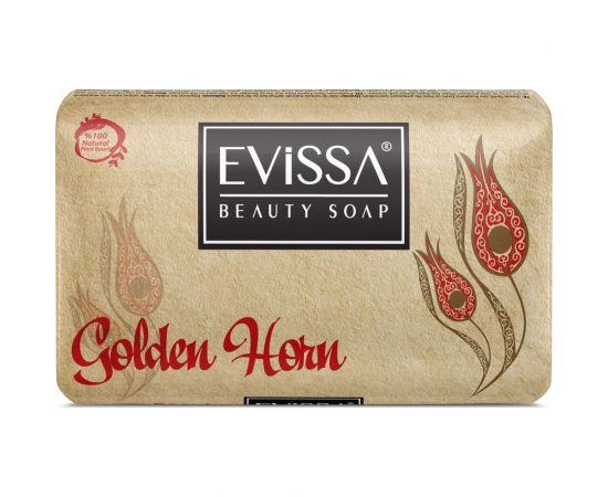 Парфюмированное туалетное EVISSА мыло с французскими отдушками в крафтовой бумаге, 140 гр, Золотой Рог М1789 
