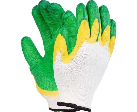 Хлопчатобумажные перчатки с двойным латексным покрытием Pegas pneumatic 120615 