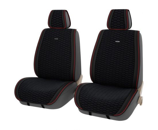 Накидки PSV Hornet 2 FRONT Черный Кант красный 2 шт 289 296 132494 