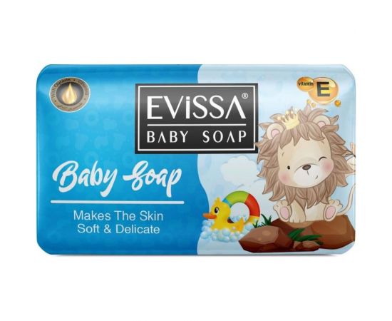 Детское туалетное мыло в картонной упаковке EVISSА 90 гр., Синее М5152 