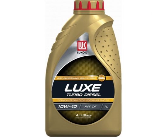 Моторное полусинтетическое масло Лукойл ЛЮКС ТУРБO ДИЗЕЛЬ SAE 10W-40, API CF, 1л 189502 