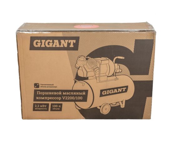 Поршневой масляный компрессор Gigant 2.2 кВт, 100 л V2200/100 – изображение 16