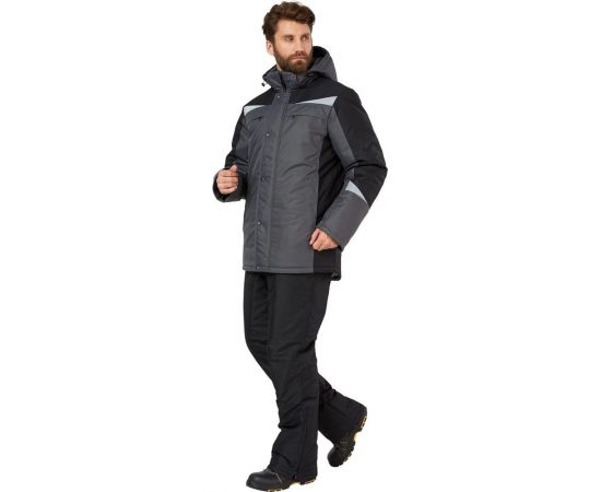 Куртка Эксперт Спецодежда Дэлф, серый/черный, р. 48-50, рост 170-176 6446000025669 – изображение 2