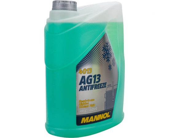 Готовый раствор охлаждающей жидкости MANNOL ANTIFREEZE HIGHTER AG13 зеленый, 5 л 2041 – изображение 2