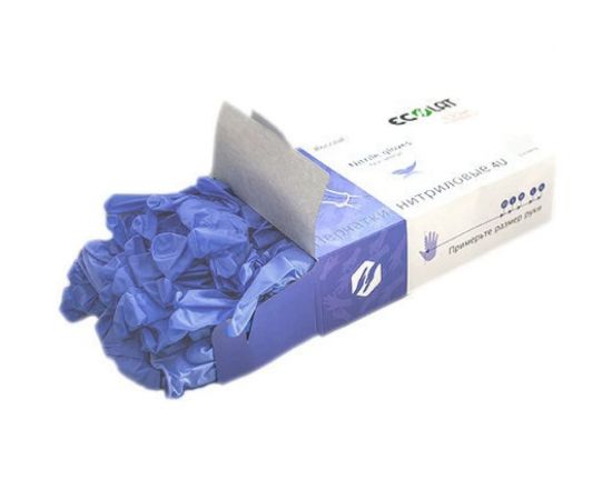 Нитриловые перчатки EcoLat 4U, 100 шт./уп. размер S, 3037/S – изображение 2